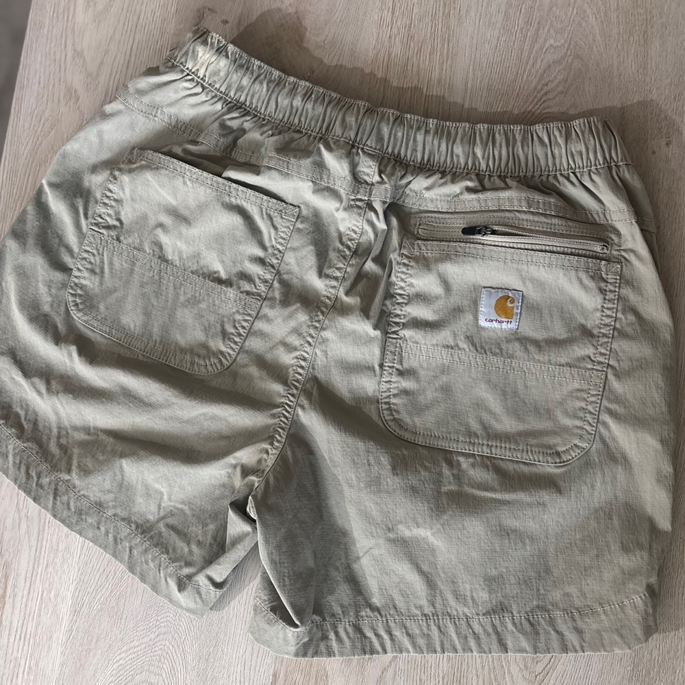 Carhartt Tan Cargo Shorts Relaxed Fit Lightweight